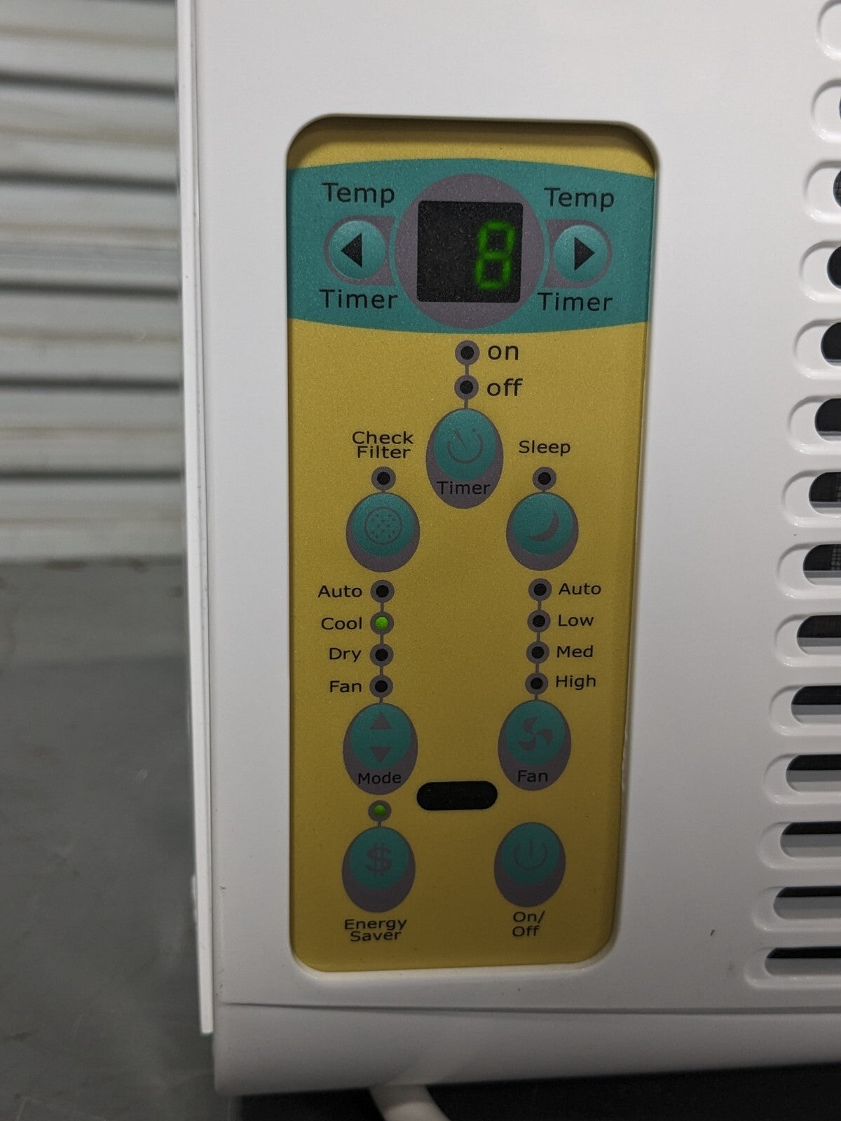 Pro Source Window Air Conditioner AC Unit 8000 BTU/Hr. 115v Defective