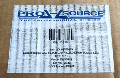 PRO-SOURCE Drum Caddy for 55 Gal Drums   5 Wheel   1250LB Capacity  TC0155