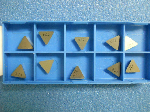 Valenite Carbide Inserts TPE-222  Grade VC2 Qty 10 VCMO1700D