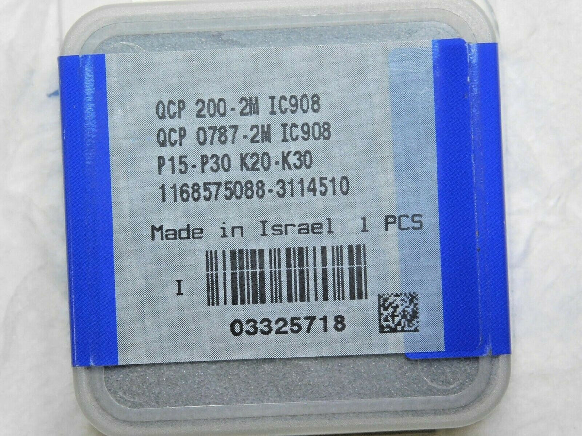Iscar SUMOCHAM Carbide Replaceable Drill Tip "QCP 0787-2M IC908 Qty 1 3325718