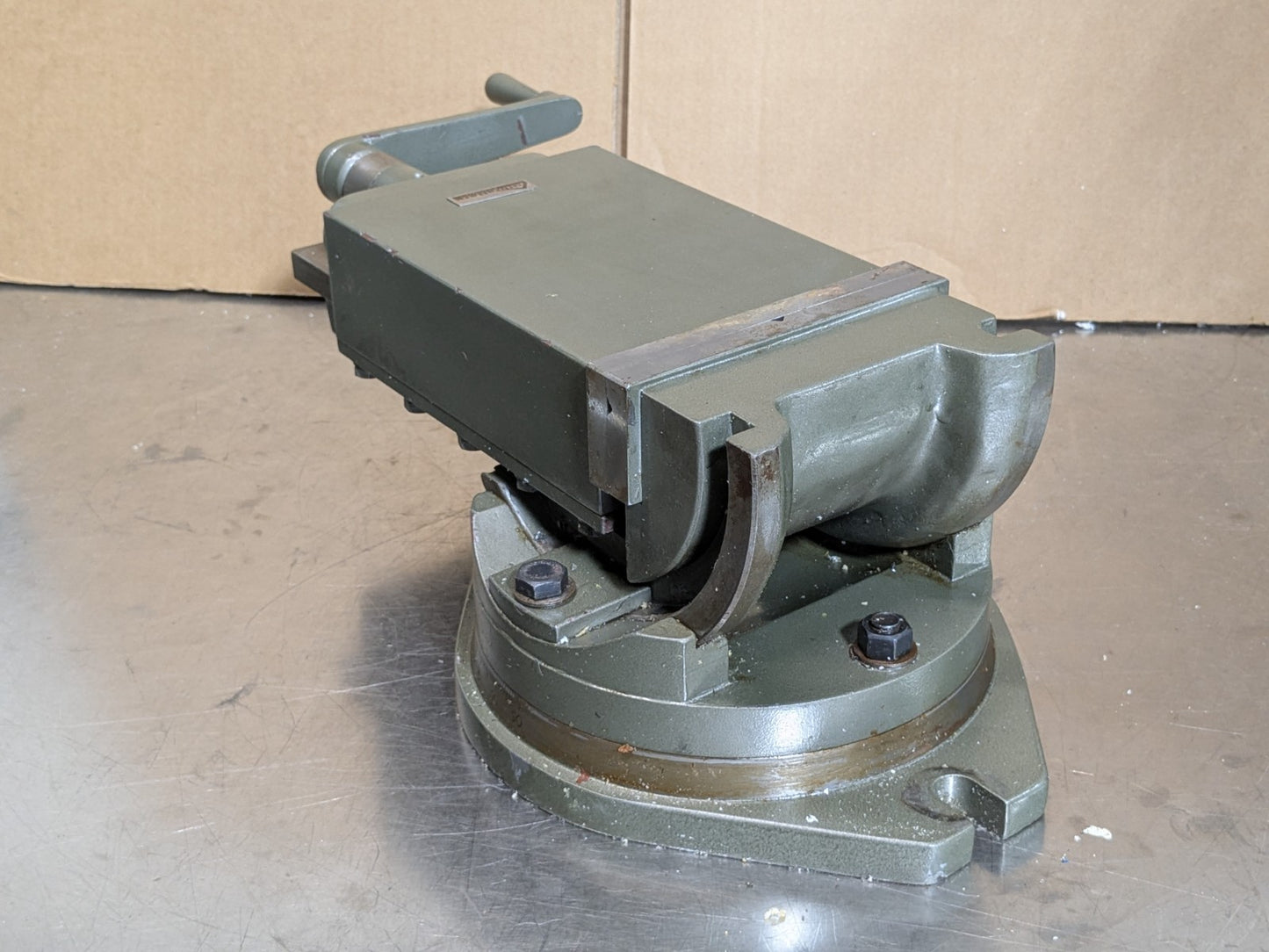 Gibraltar 2-Axis Angle Precision Machine Vise w/ Swivel Base 6" Jaw Width