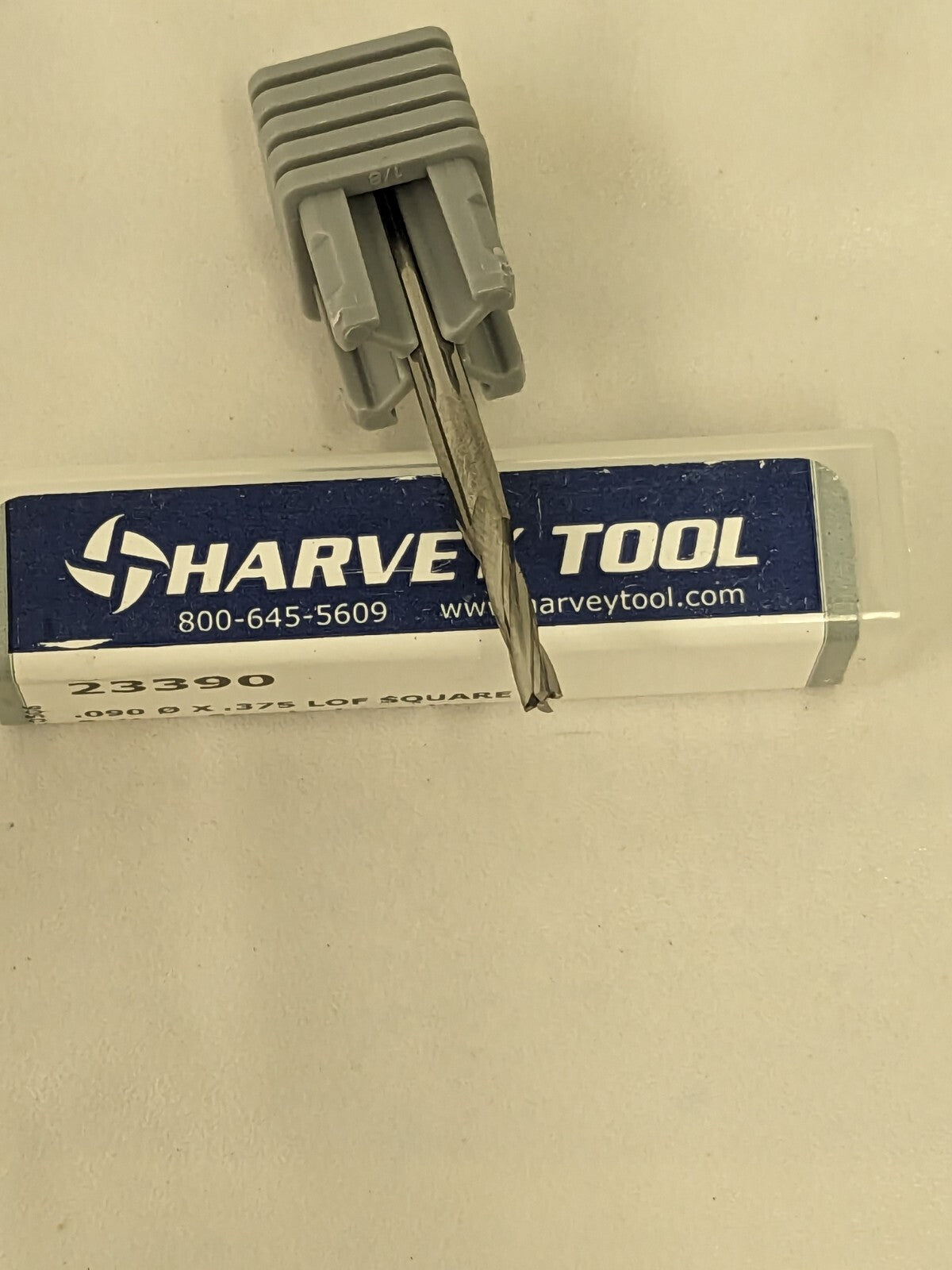 Harvey Tool Solid Carbide Counterbore 0.09 Cut Diam, 3/8 Flute Length 23390