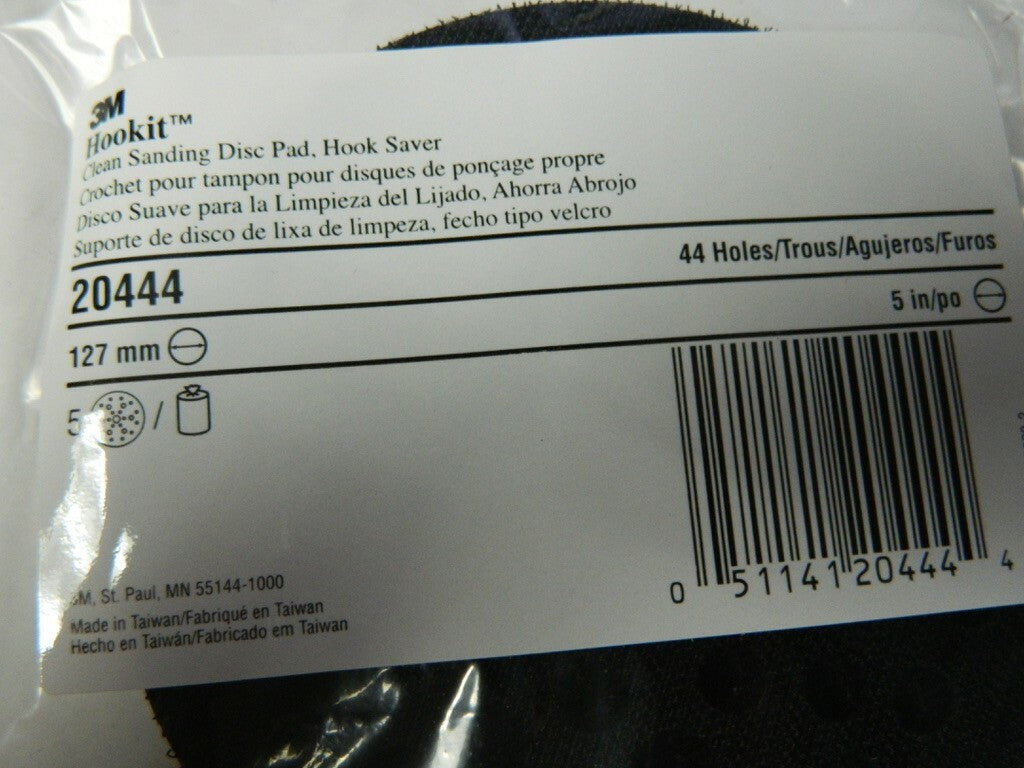 3M 5" Diam Hook & Loop Disc Backing Pad Box of 20