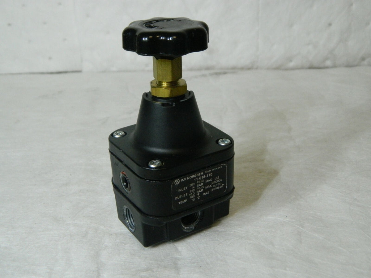 Norgren 1/4 NPT 3 - 150 psi Precision Constant Bleed Zinc Regulator 11-018-110