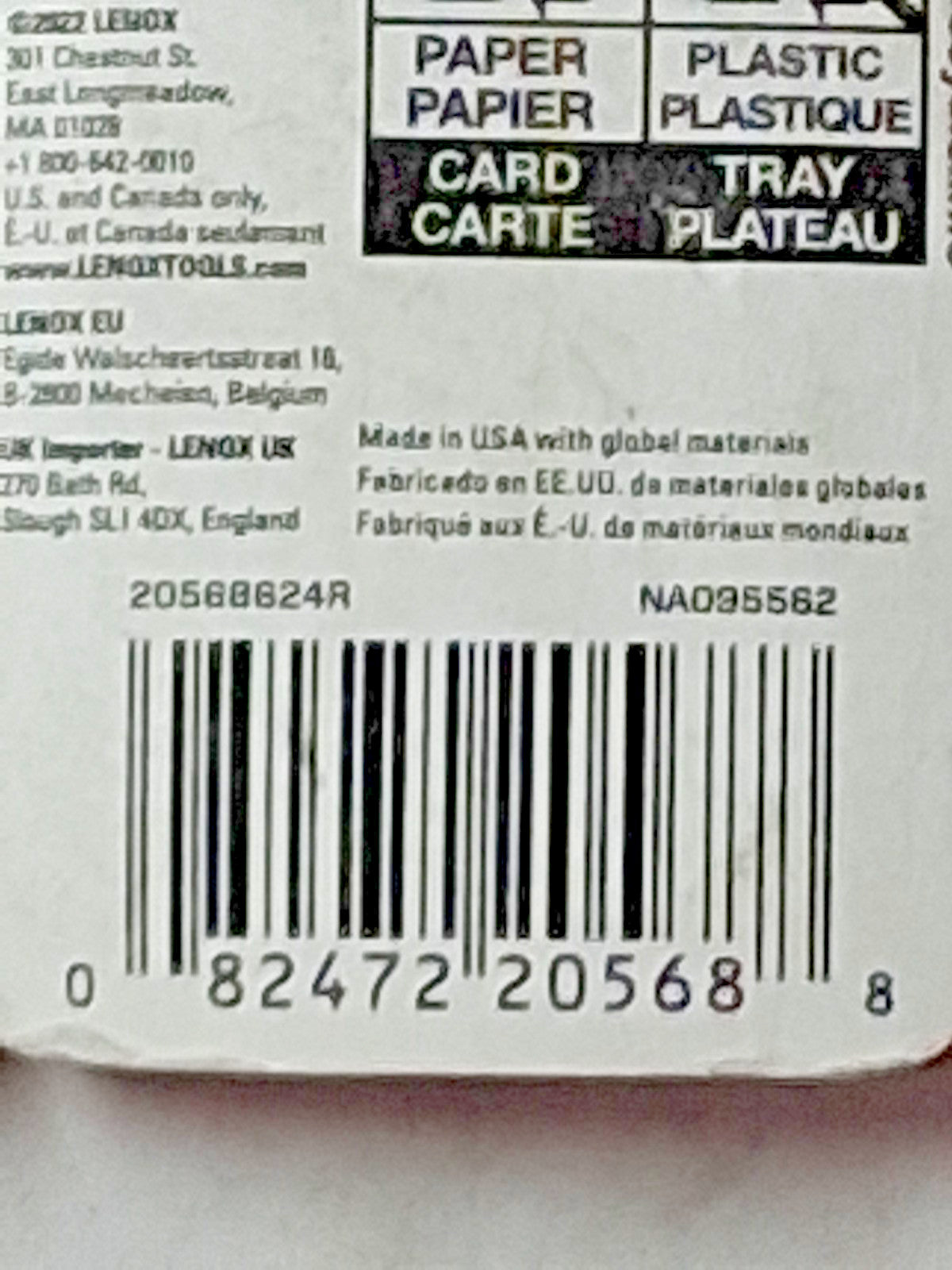 Lenox Reciprocating Saw Blade 6" 24 TPI Bi-Metal Body 10 Pk 20568624R