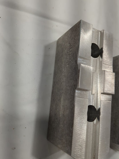 ABBOTT 2pc Soft Lathe Chuck Jaw: Tongue & Groove TG10MDA