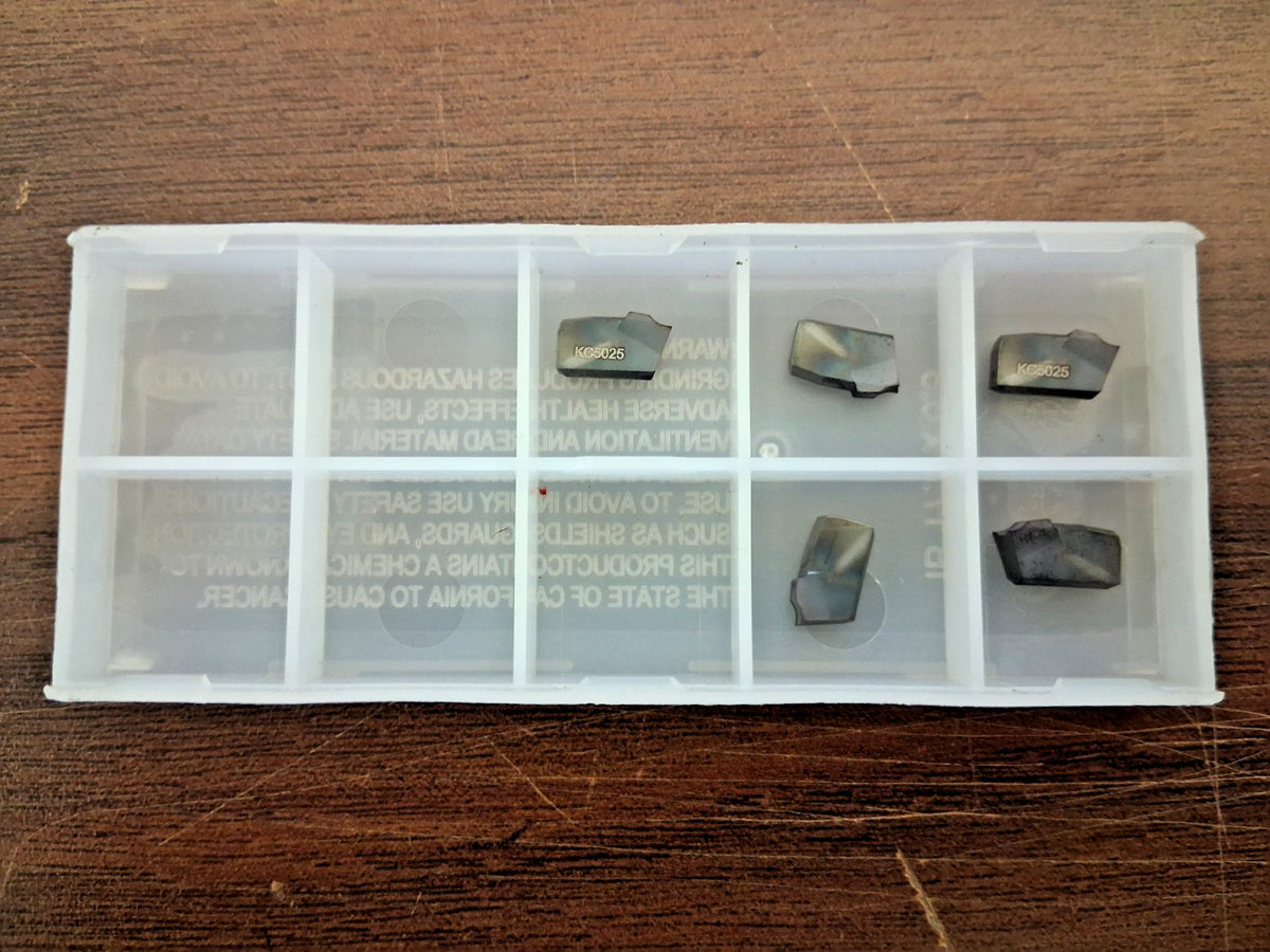 Kennametal Carbide Cutoff Inserts QTY5 3.00 mm Cutting Width 1790199