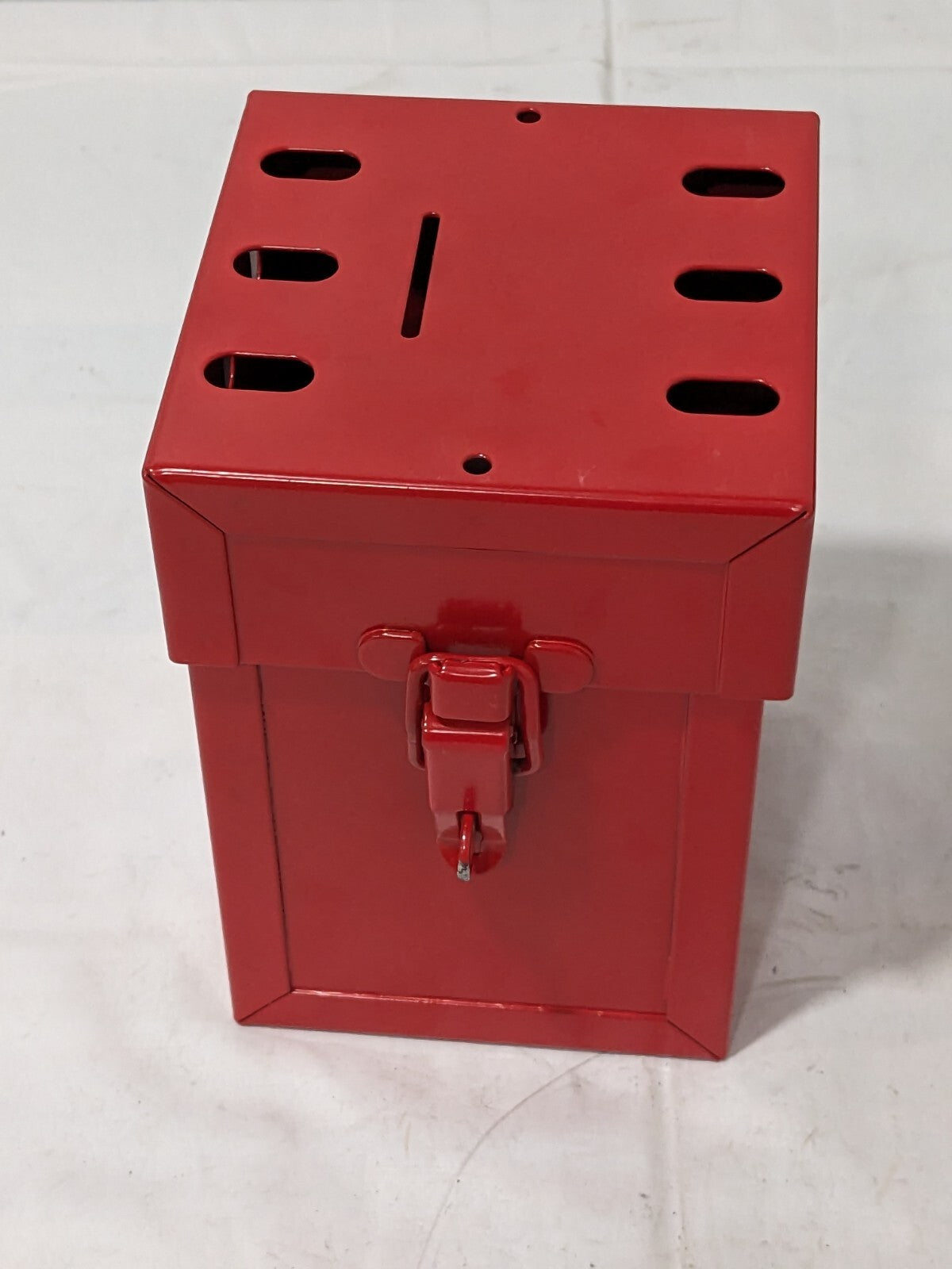 Group Lock Box Lockout for Safety Portable Alloy Steel Red
