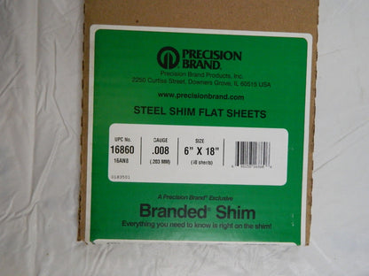 Shim Stock: 0.008'' Thick, 18'' Long, 10pk 1008/1010 Low Car