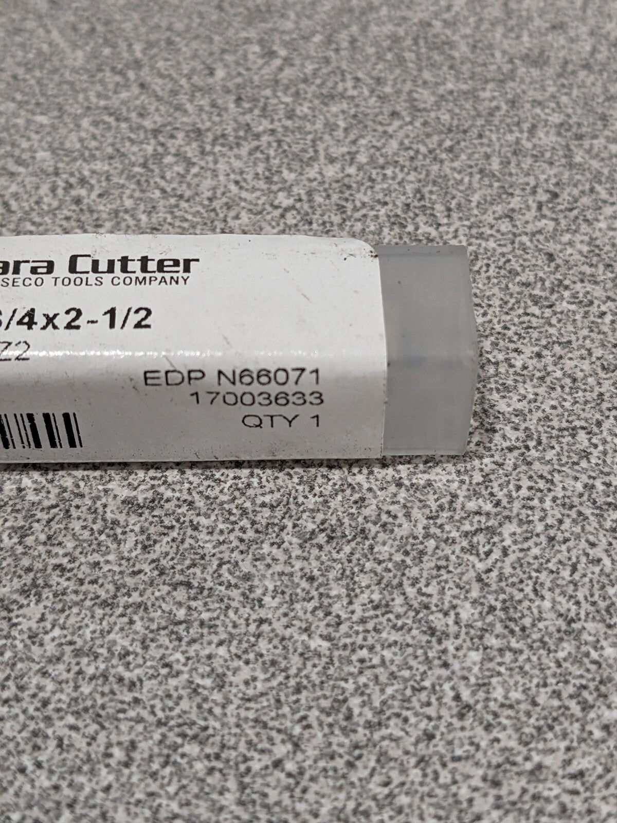 Niagara Ball End Mill: 1/4" Dia, 19/64" LOC, 2 Flute(s), Solid Carbide N66071