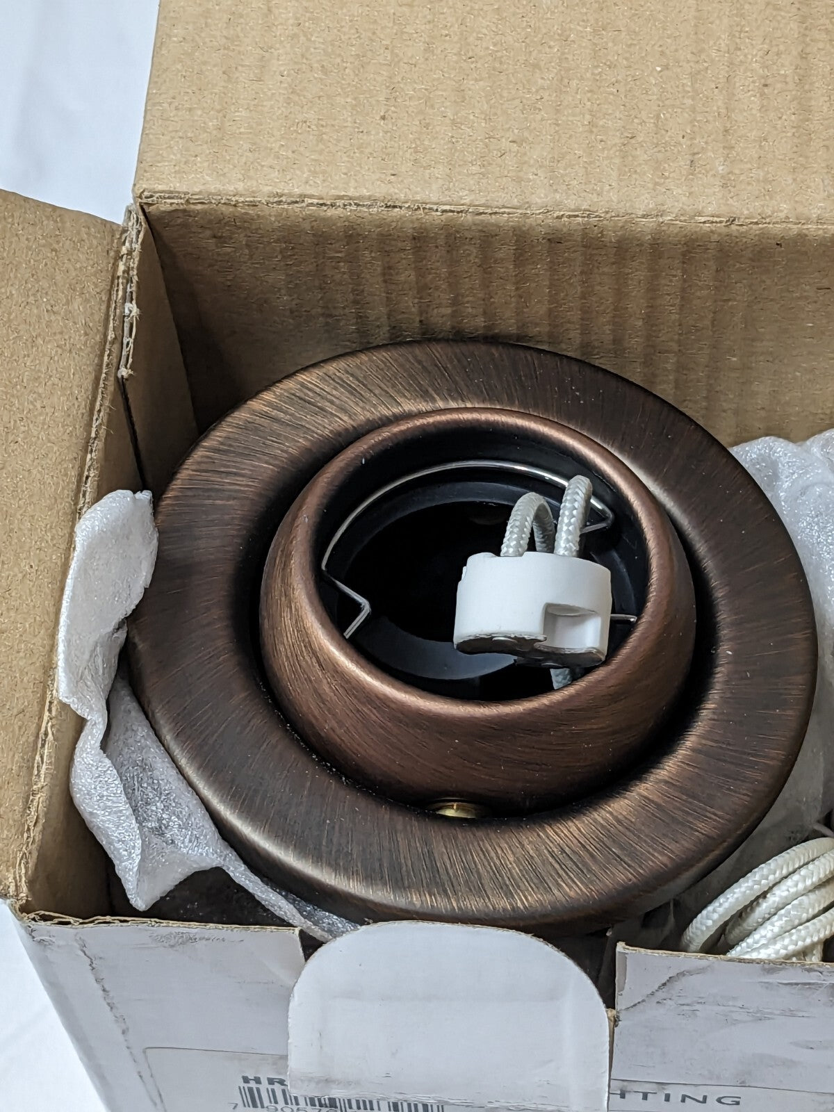 WAC Miniature Recessed Eyeball Copper Bronze Lighting Fixture HR-1135-CB