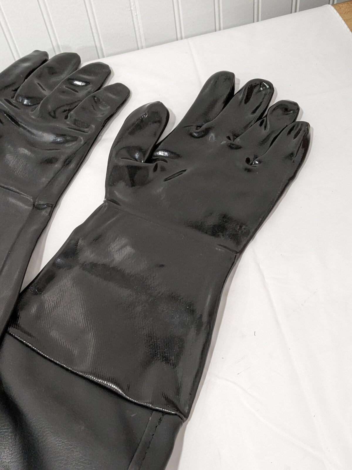 Cotton-Lined Neoprene Sandblasting Gloves, 33" OAL, 1 Pair Sz L 6033/11ECO