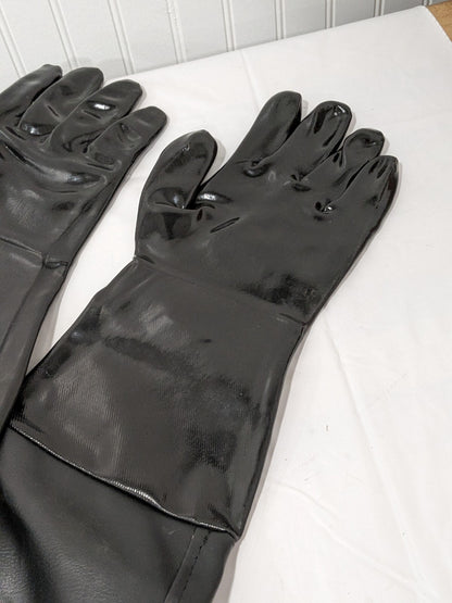 Cotton-Lined Neoprene Sandblasting Gloves, 33" OAL, 1 Pair Sz L 6033/11ECO