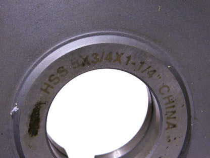 Interstate HSS Side Milling Cutter 5Dia x 3/4WOC x 1.25 Hole 301-5342