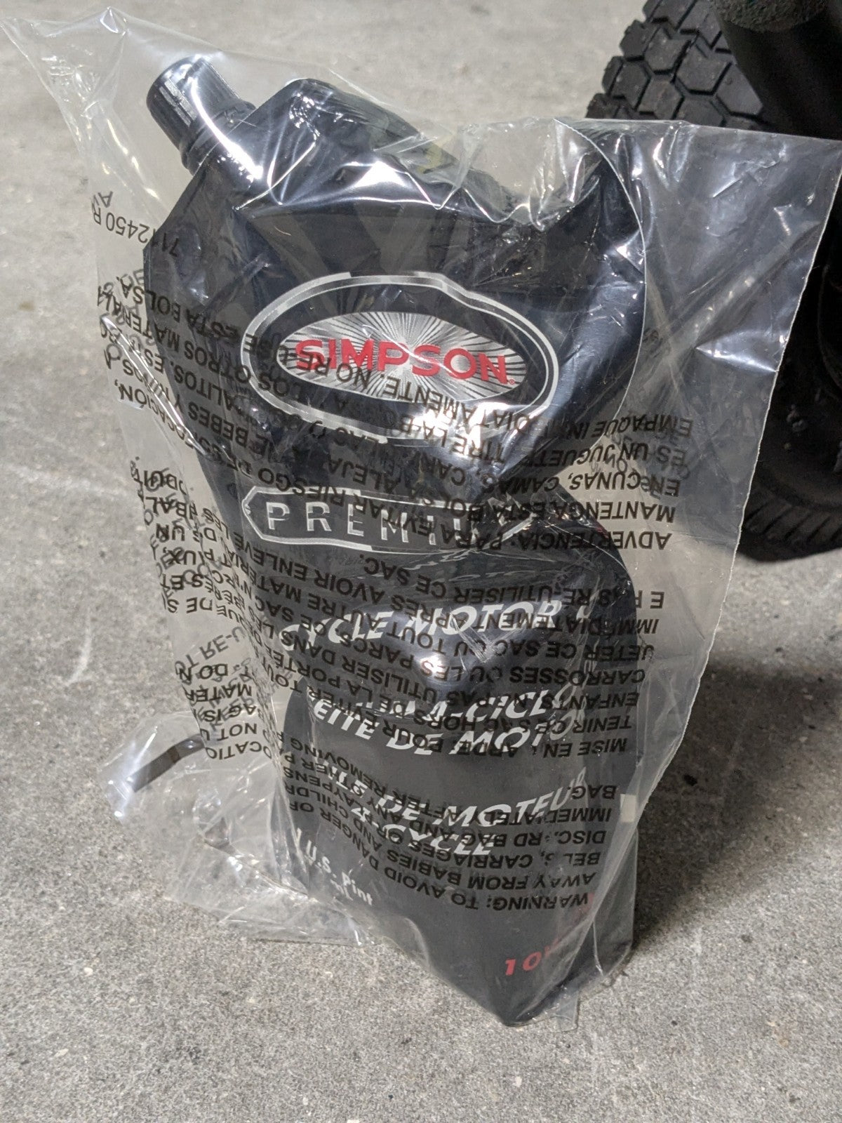 Simpson MegaShot Gas Pressure Washer 2.5 GPM 5.2 HP 3200 PSI Max. Missing Parts