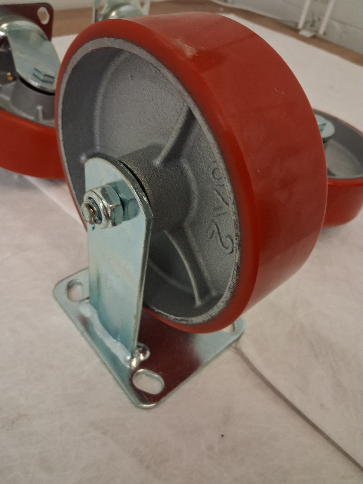 Vevor 4 Pack 6"x2" Caster Wheels 2 Rigid and Swivel Casters W/ Side Brake