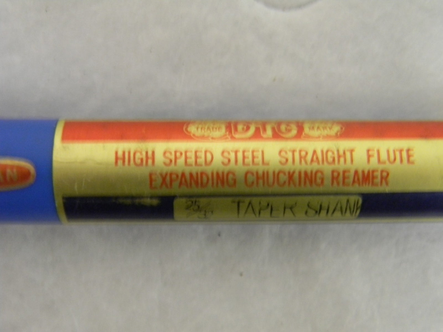 DTC 3MT HSS Expansion Chucking Reamer 25/32 Dia 5Fl 7-3/8" FL Lgth 12 OAL