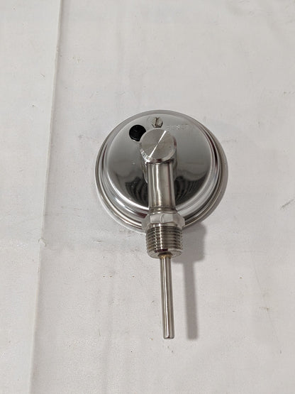 Wika Bimetal Dial Thermometer: 20 to 240 ° F, 2-1/2" Stem Length 31025A007A4SF