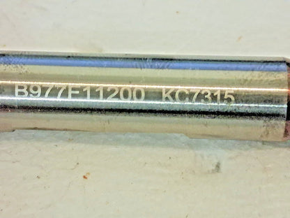 Kennametal Carbide Jobber Length Drill Bit 11.2mm Dia 140 Deg 1913779