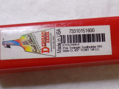 Dorian Tool 2 Position Triangle Turning Toolholder 1/4" IC RH Style D 45º 51600