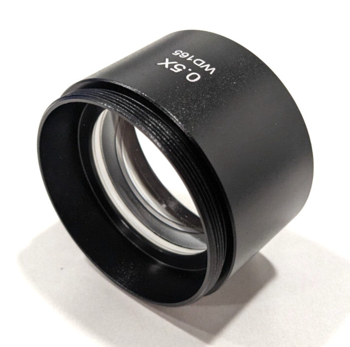 AmScope 0.5X Barlow Lens For SM Series Stereo Microscopes 48mm SM05-V203