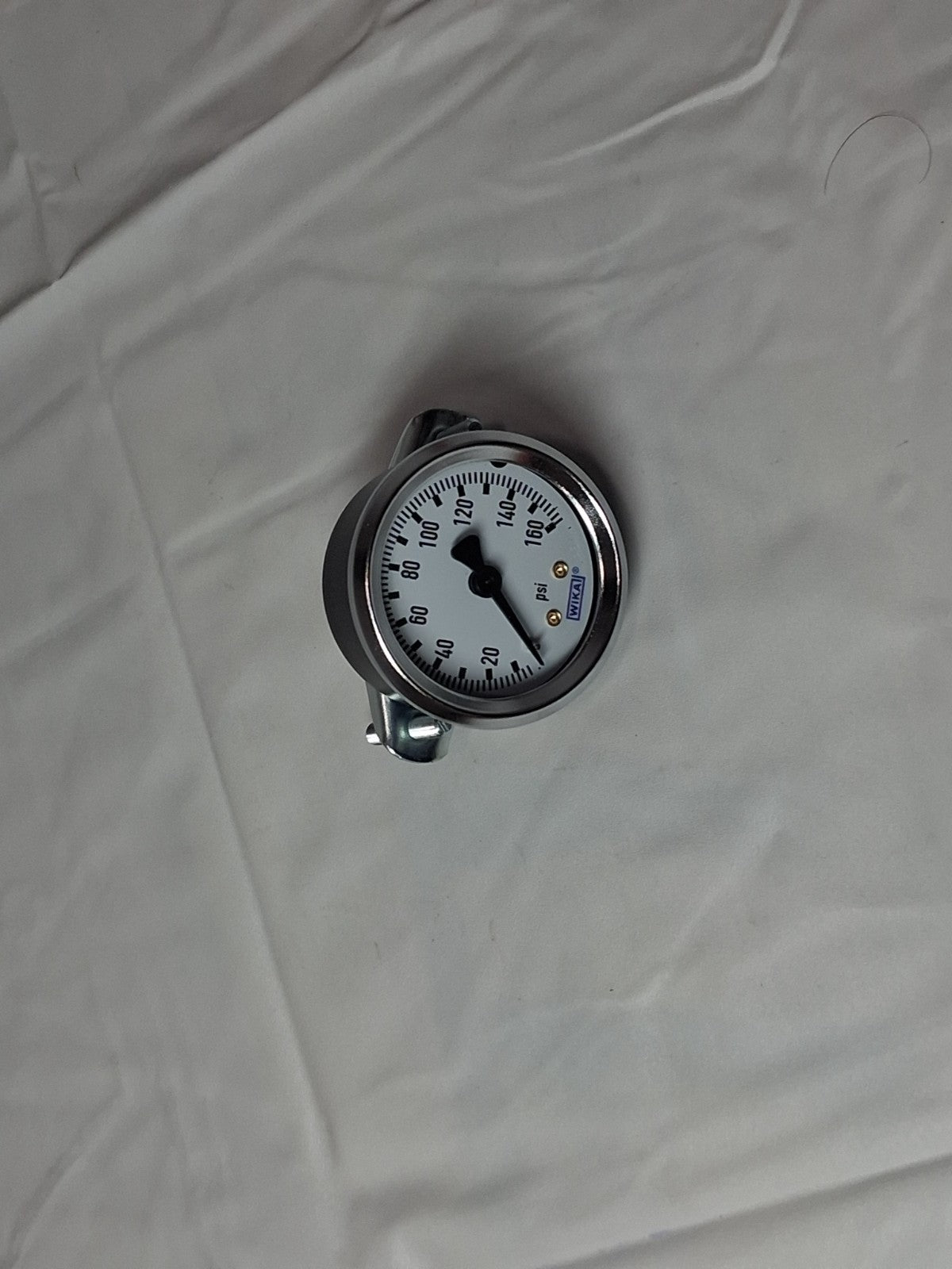 Wika Pressure Gauge 2" Dial 1/4" Thread U-Clamp 9795990