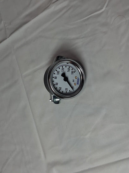 Wika Pressure Gauge 2" Dial 1/4" Thread U-Clamp 9795990