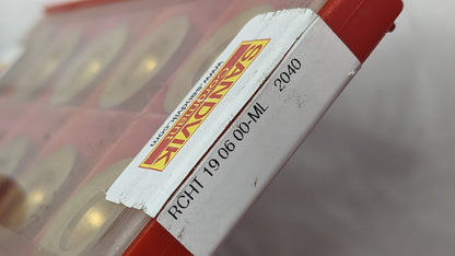 Sandvik Coromant Carbide Milling Inserts RCHT 19 06 00-ML 2040 QTY 10 5740003