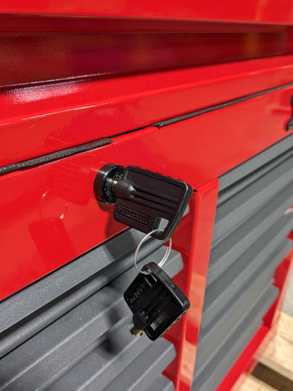 Proto Red Steel Top Chest Tool Box 12 Drawer 41 x 22 x 27 Scratch N Dent