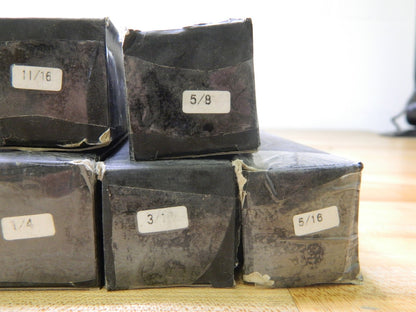 Collet Set: 10 Pc, 1/8 to 3/4 Capacity Increments of 1/16 INCOMPLETE 231-0011