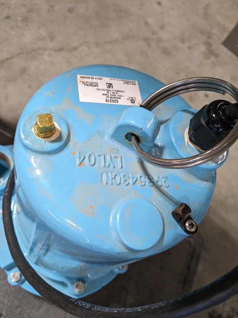 LITTLE GIANT PUMPS Pump: Sump Sewage & Effluent 1/2 hp 115V PARTS/REPAIR 620218