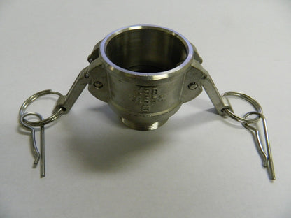 Ever-Tite 15B Cam and Groove Coupling Brass Handles SU15BSS