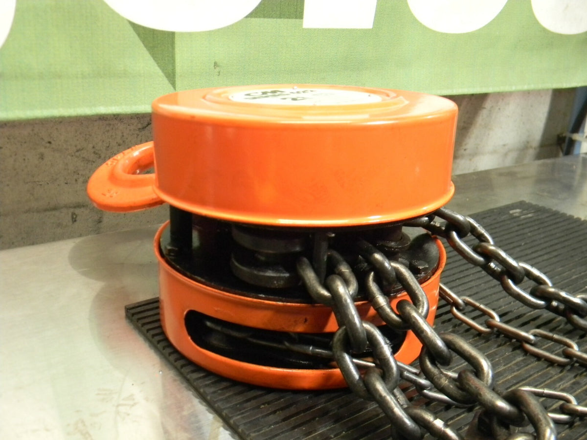 CM Series 622 Manual Hand Chain Hoist 2 Ton Load Capacity 20 Ft. Lift