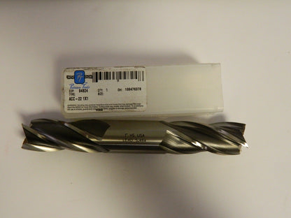 Putnam Tools Double End Mill 1" x 1" HS 4FL  94824