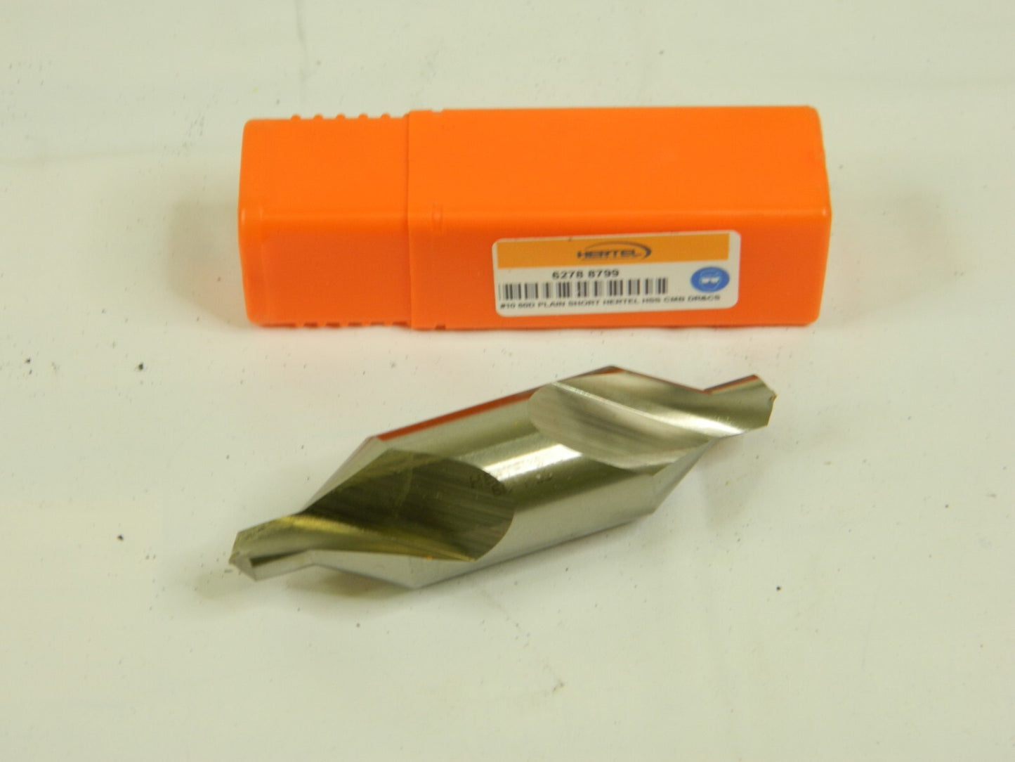 HERTEL HSS Combo Drill & Countersink: #10, 1 Body Dia, 62788799