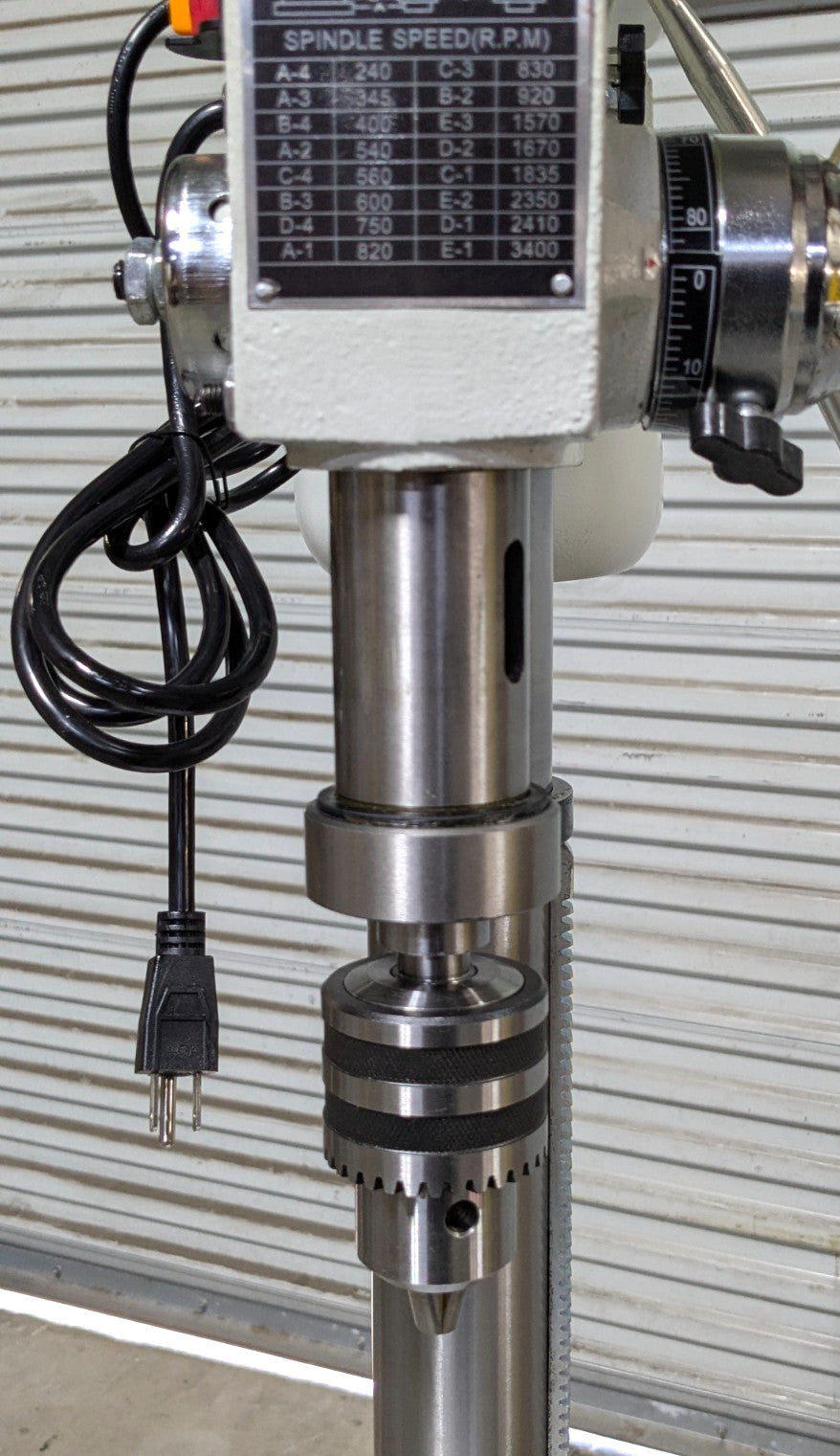 ENCO Drill Press  13.622" Swing  3/4HP  Step Pulley Drive 115V  Scratch &am