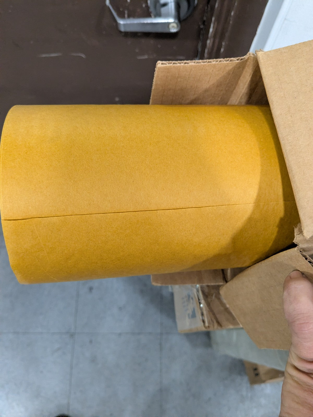 3M Masking Paper: 36" Wide, 250 yd Long, 2 mil Thick, Gold 7000051787