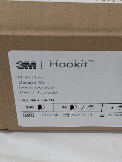 3M Abrasive Paper Disc 3" Dia, A/O, P120 Grit Box of 200 7000118761
