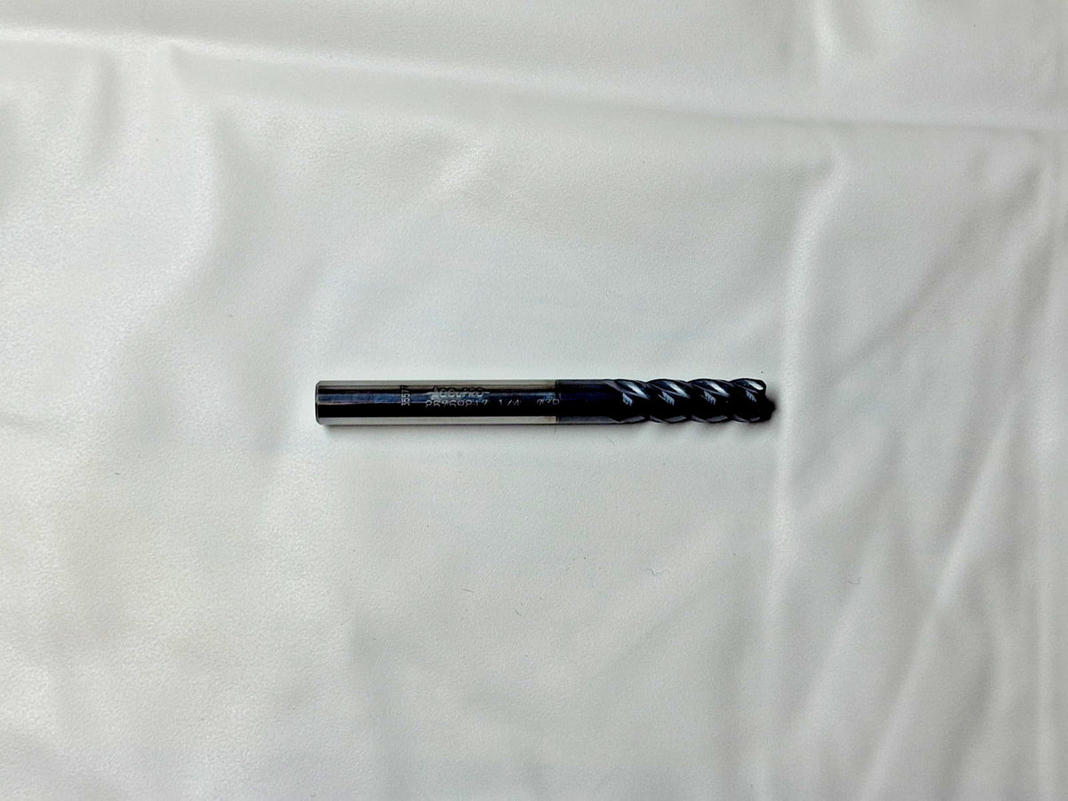 Accupro Carbide Corner Radius End Mills 1/4" Dia, 3/4" LOC 4FL 86769817
