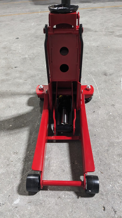 BIG RED Hydraulic Low Profile Steel Service Floor Jack 3 Ton Cap Incomplete
