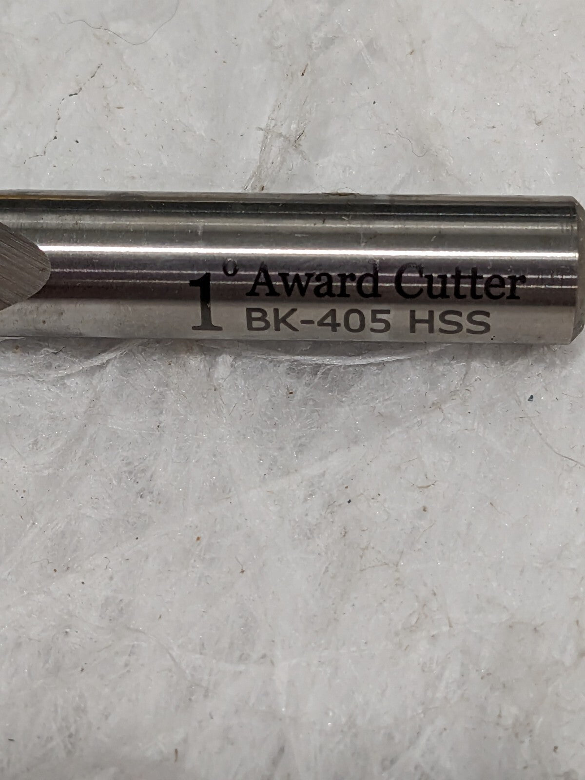 Tapered End Mill: 1 ° per Side, 1/4" Small Dia, 1-1/4" LOC, 3 FL BK-40