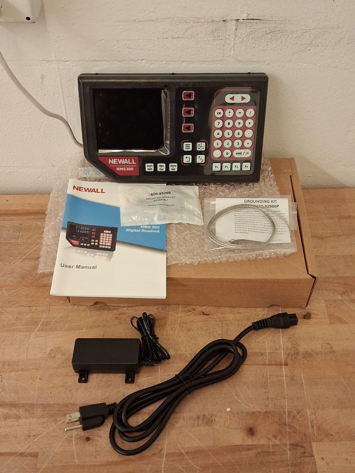 Newall Digital Readout Mill Package 12" x 36" Travel 2-Axis NMS300 DRO Display