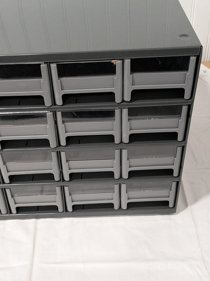 Akro-Mils 20 Drawer, Small Parts Modular Steel Frame Storage Cabinet 19320