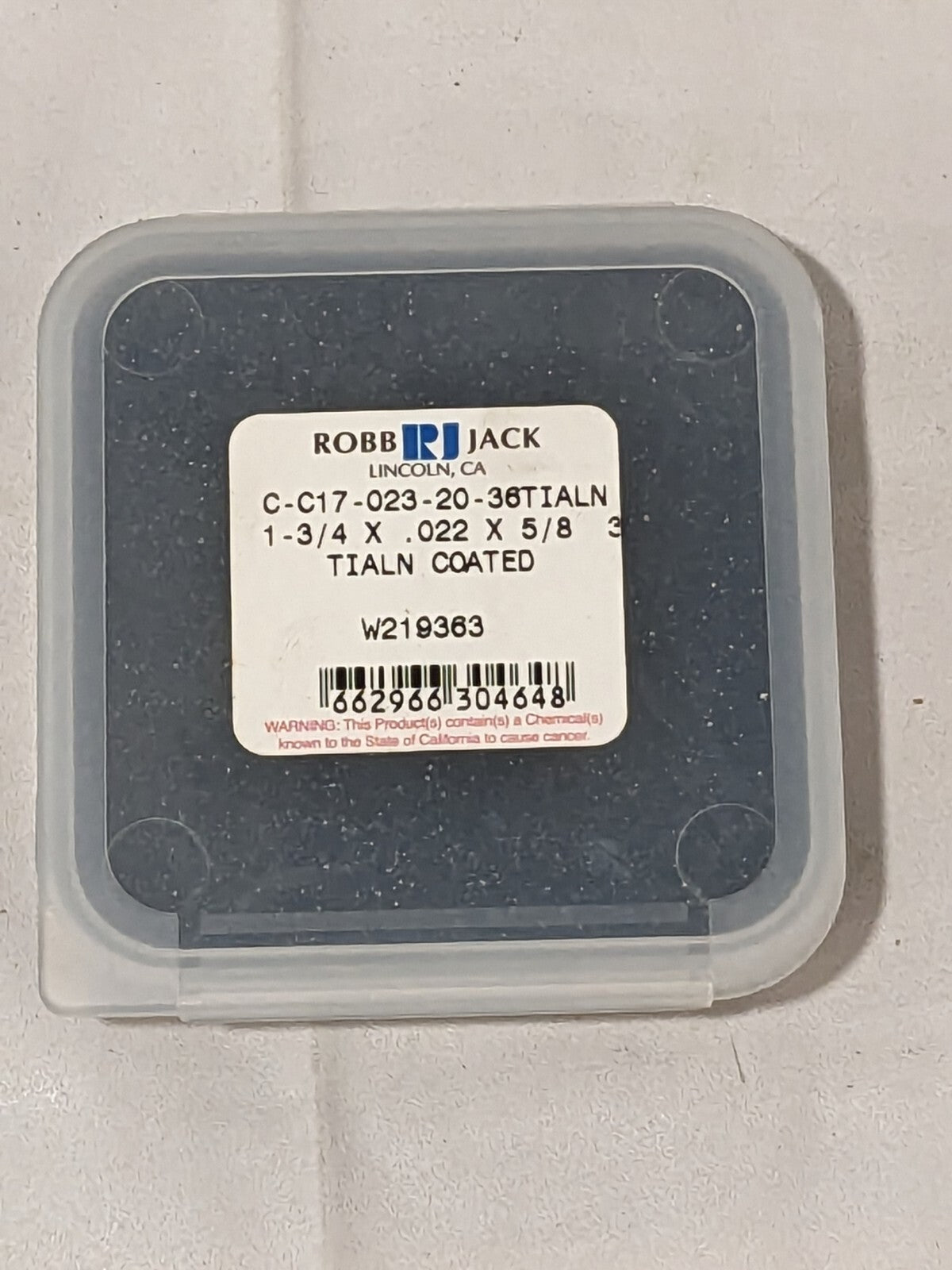 Robb Jack Slitting Saw 1-3/4" x .022" x 5/8" 36T TiALN C17-023-20-36