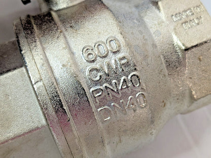 Parker Legris Standard Manual Ball Valve 1-1/2" Pipe Female Port 4902 40 49