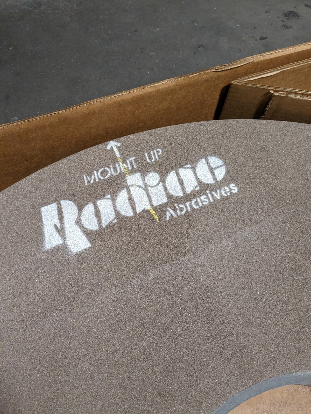 Radiac Surface Grinding Wheel 36" Diameter 3" Thick 690 RPM Max. 120 G