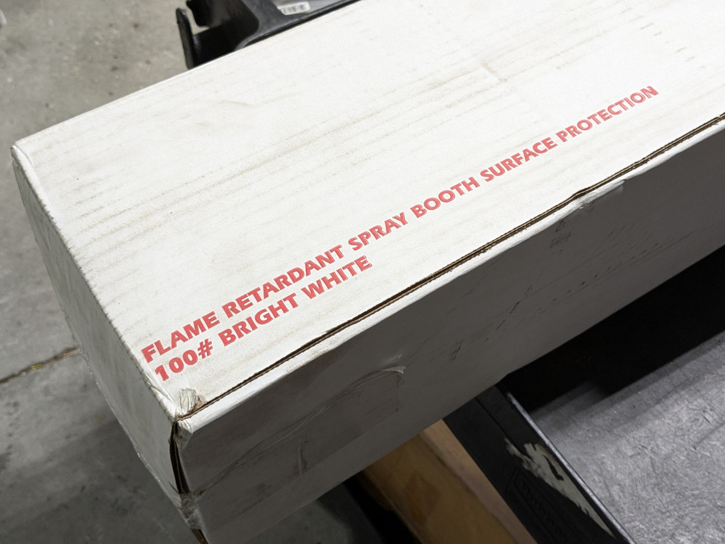 300 FT. Roll of Flame Retardant Spray Booth Surface Protection Paper 42" Width