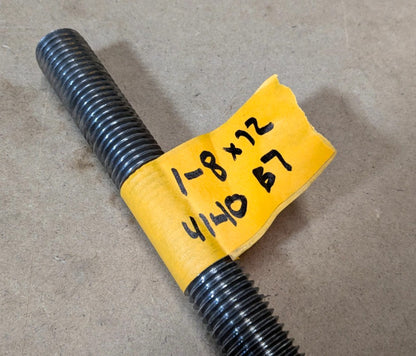 Threaded Rod  1"-8 X 6' OAL  General Purpose  Alloy Steel  Plain Finis