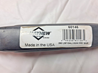 Mayhew 25" OAL Screwdriver Pry Bar 60146