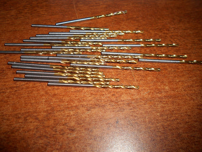 hertel #45 Qty. 26 x 1-1/8" x 2-1/8" 118° TiN HSS Jobber Drill  USA #71173454